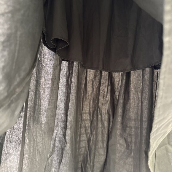 Who What Wear Skirt Womens Military Green Front Tie Khaki Stretchy Waist 28” Mid - Picture 4 of 7